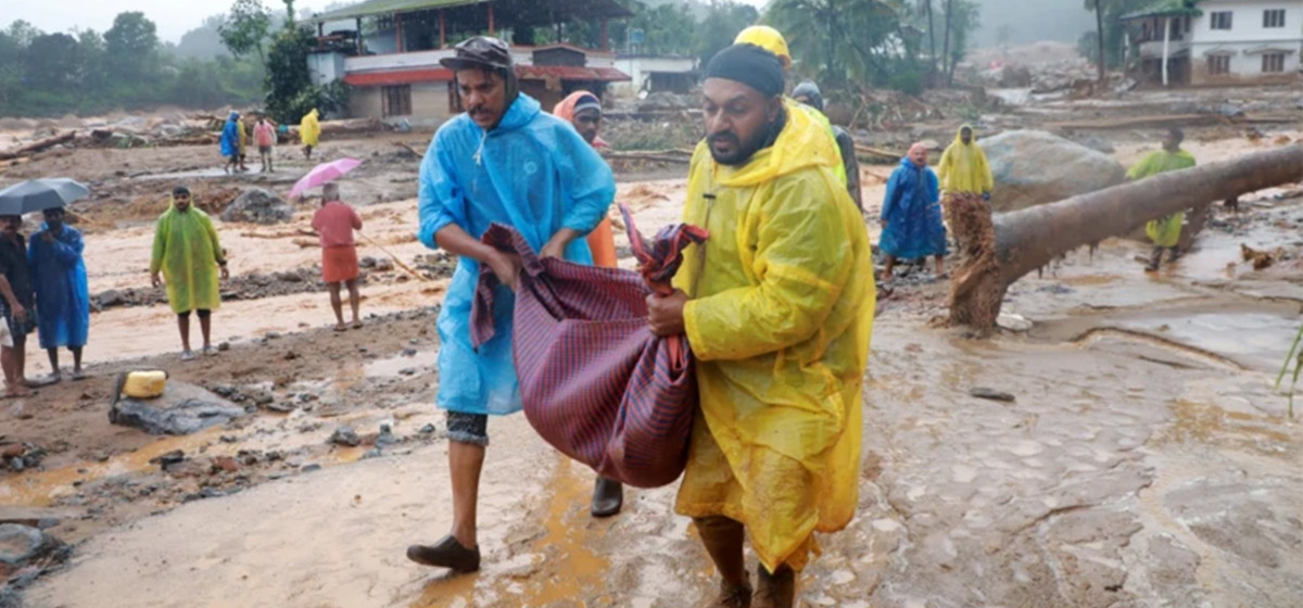 Landslides caused by heavy rains kill 49 and bury many others in southern India