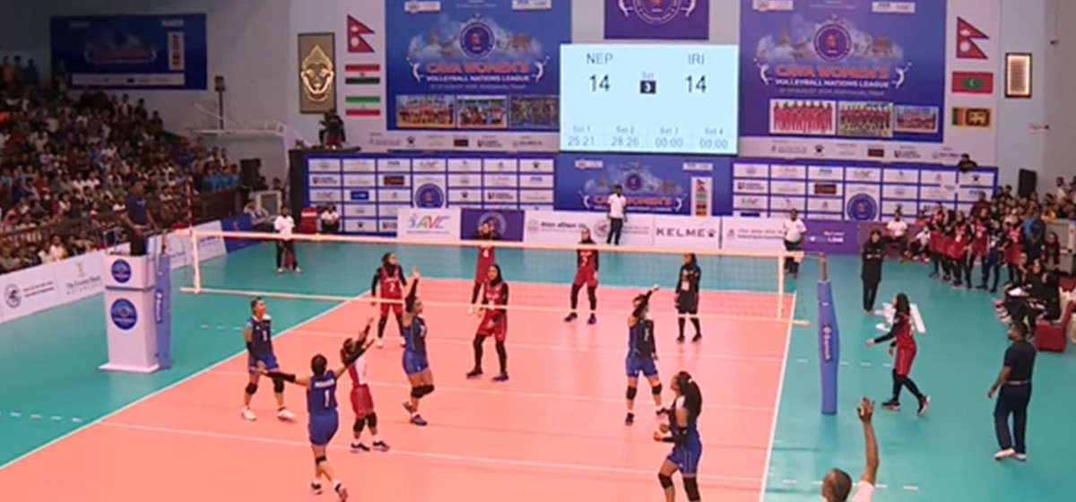 CAVA Women's Nations Volleyball League: Nepal defeats Iran to secure spot in the finals