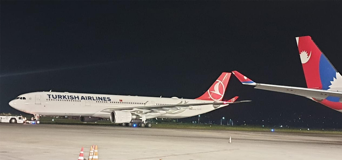 Turkish Airlines plane 'overshoots' at TIA due to missed approach