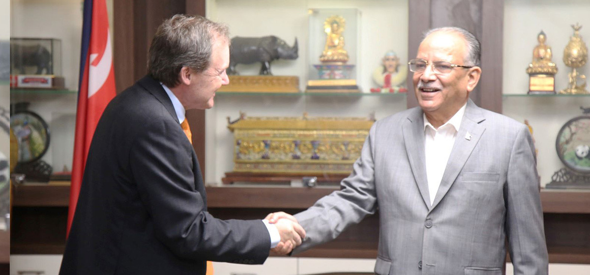 UK Ambassador Fenn calls on Maoist Center Chair Dahal