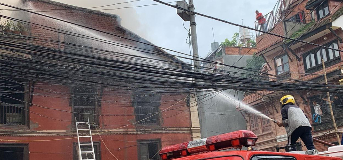 Fire in Kumbheshwar, Lalitpur brought under control