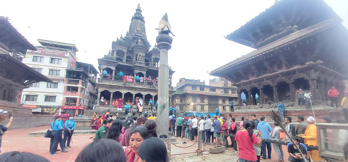 Devotees throng Patan Krishna Temple since early morning (In Pictures)