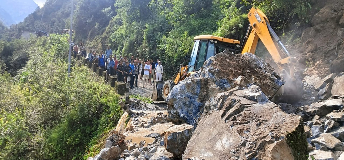 Landslide blocks Mahakali Highway