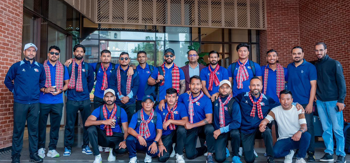 Nepali national cricket team reaches Sri Lanka