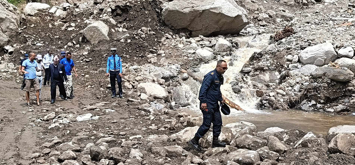 Landslide debris on Kalikot road cleared, traffic resumes after four days of closure