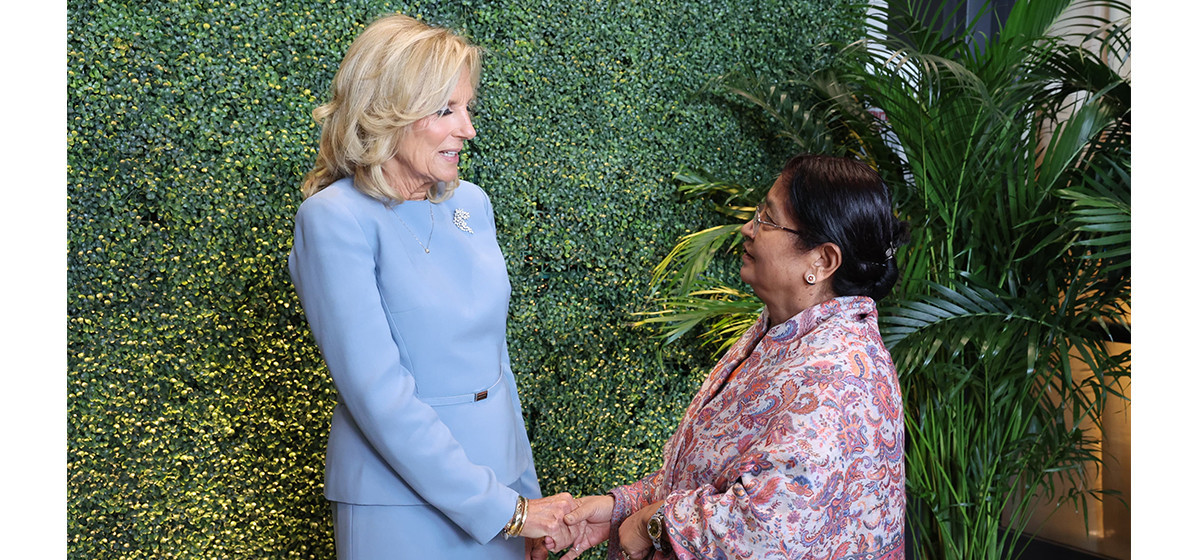 Nepal's First Lady attends reception hosted by US First Lady