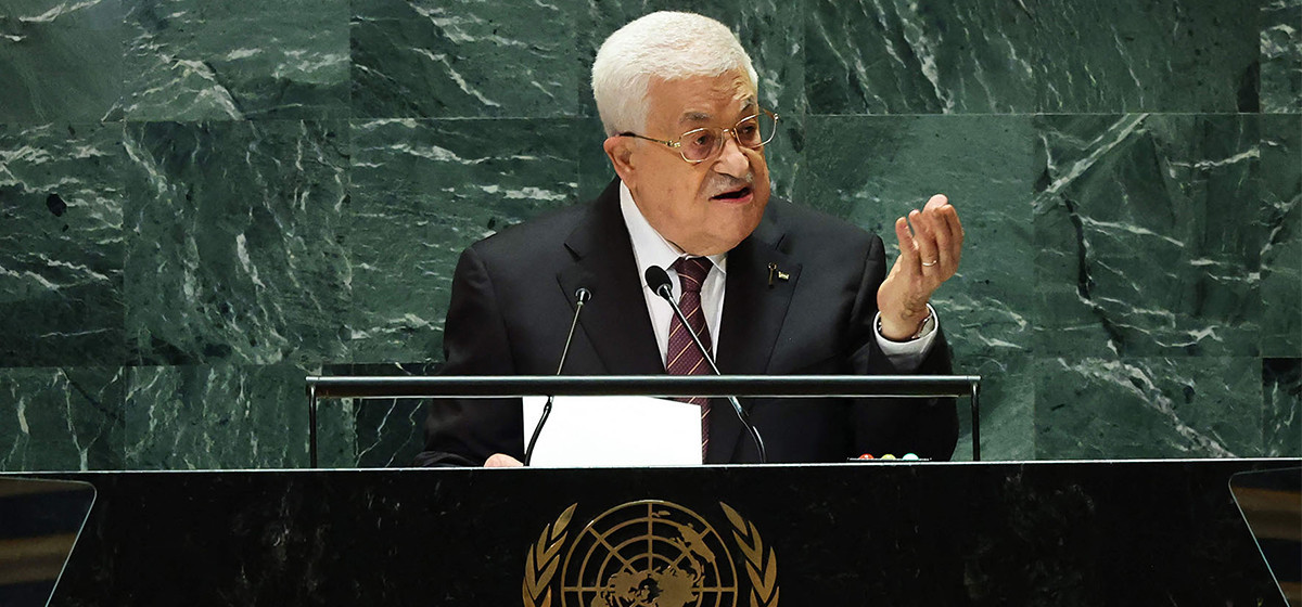 Palestinian leader calls for world to stop sending Israel weapons