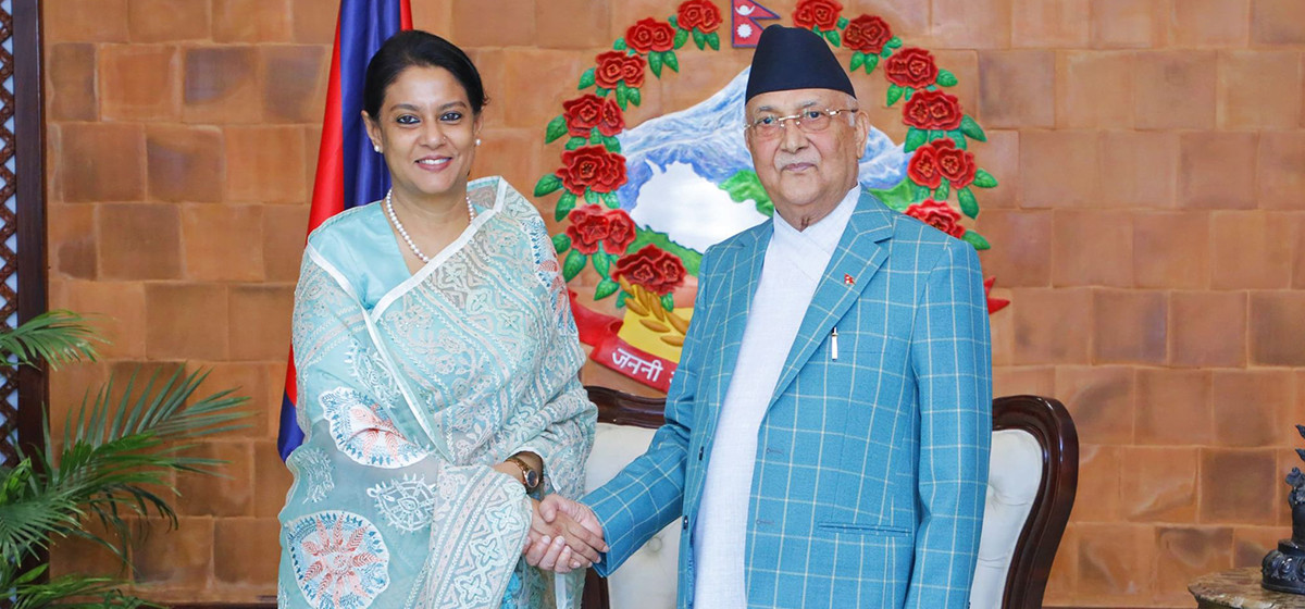 PM Oli meets with Bangladesh Minister Hasan