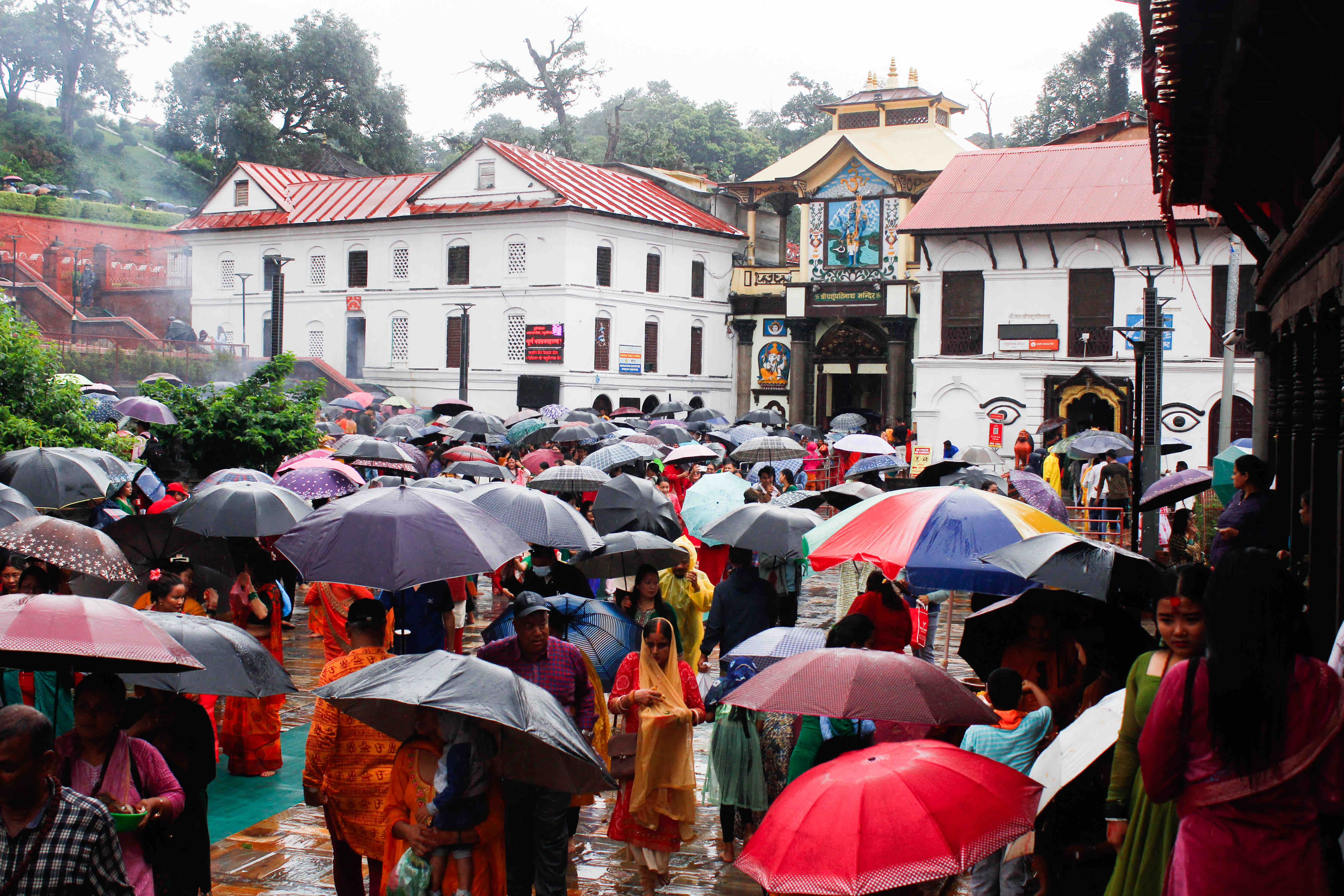 Devotees flock to Pashupatinath Temple on first Monday of Shrawan (In Pictures)