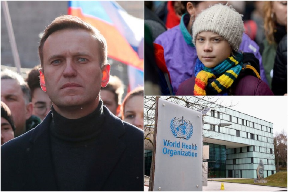 Navalny, WHO and Thunberg among nominees for Nobel Peace Prize