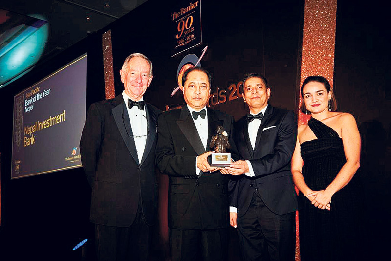 NIBL named 'Bank of the Year' award for fifth time