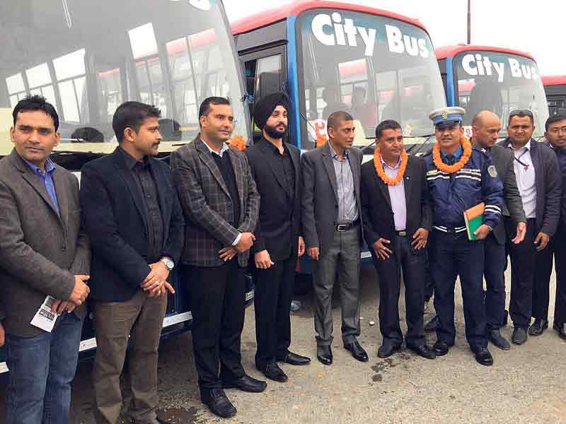 New city bus service in Chitwan