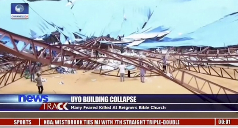 160 dead in collapsed Nigerian church (Update)