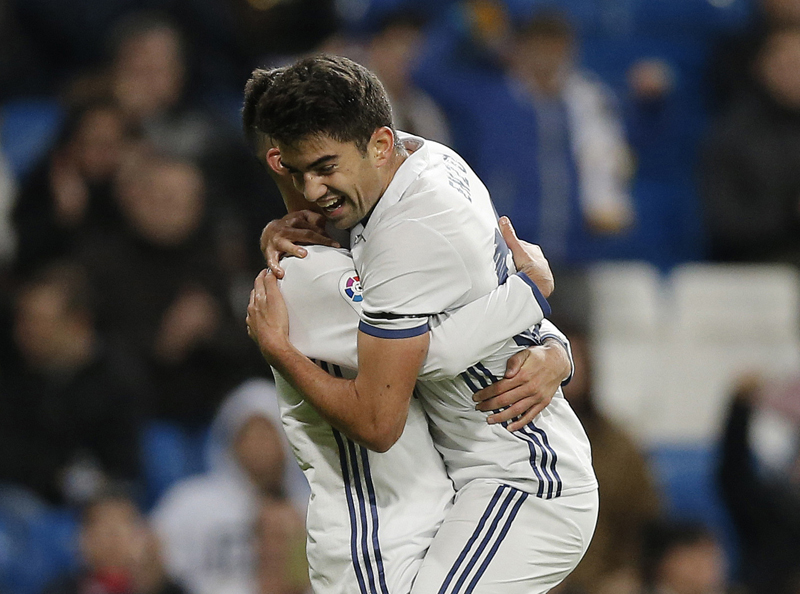 Zidane's son scores as Madrid routs Leonesa 6-1 in Copa