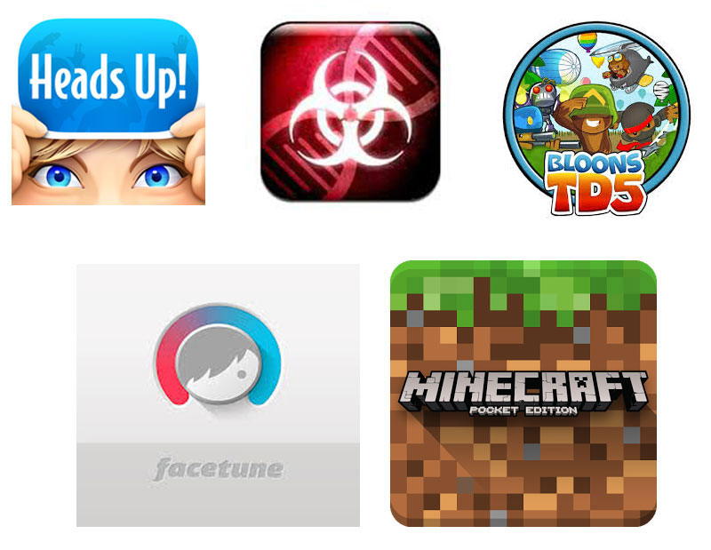 The top 5 iPhone and iPad apps on App Store