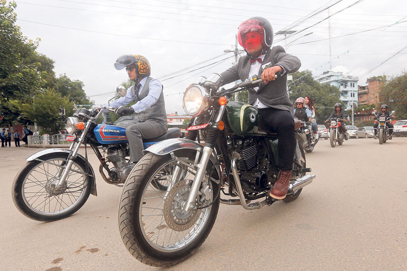 Kathmandu’s gentlemen riders promote men’s health