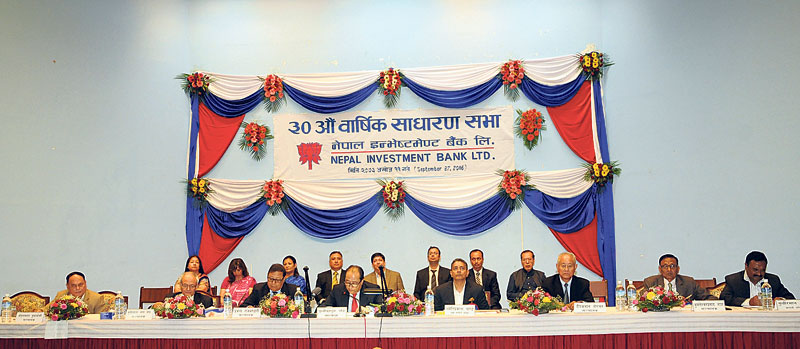 Nepal Investment Bank AGM approves dividend proposal