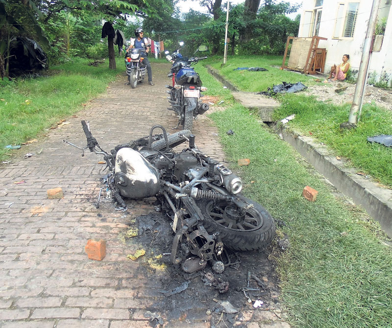Burnt bikes bring to fore security lapses at Dharan hospital