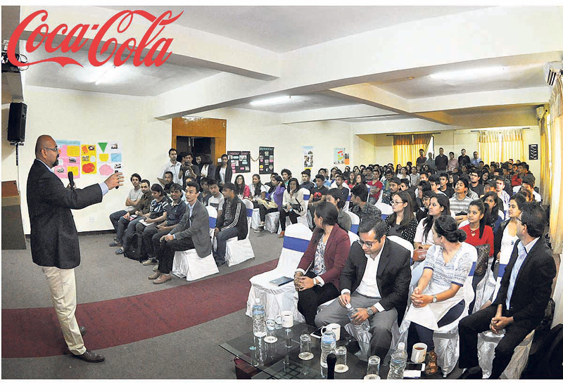Coca-Cola holds interaction with students