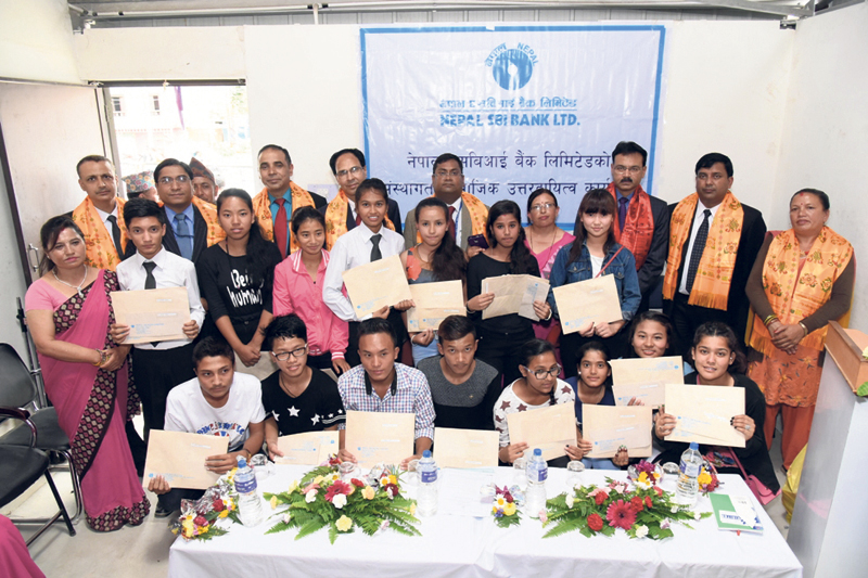 Nepal SBI Bank provides scholarships worth Rs 330,000 - myRepublica ...