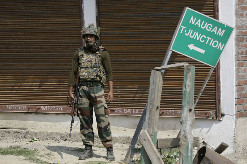 Indian army says it killed 3 suspected rebels in Kashmir