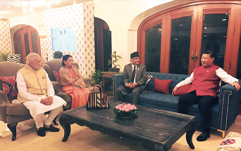 Informal trilateral meet a pleasant coincidence: PM Dahal
