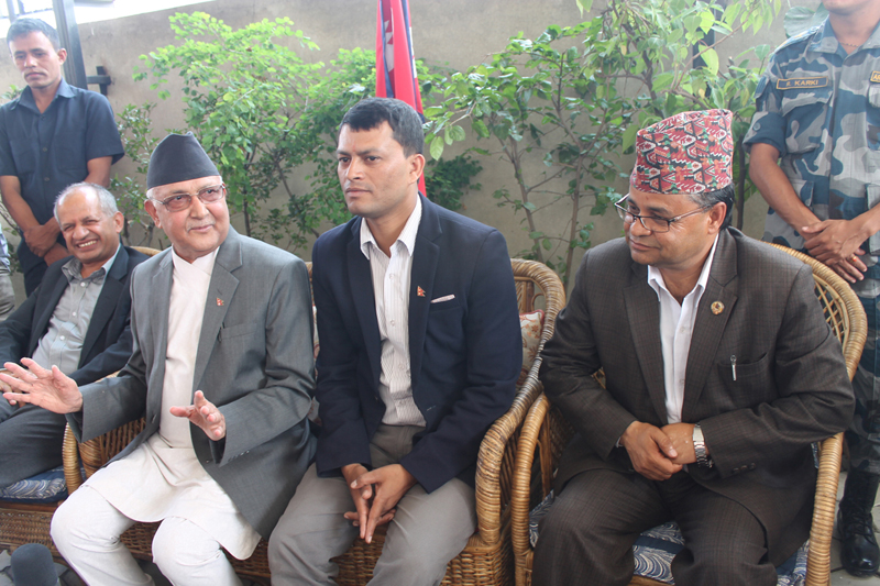 Oli calls for implementing constitution in time