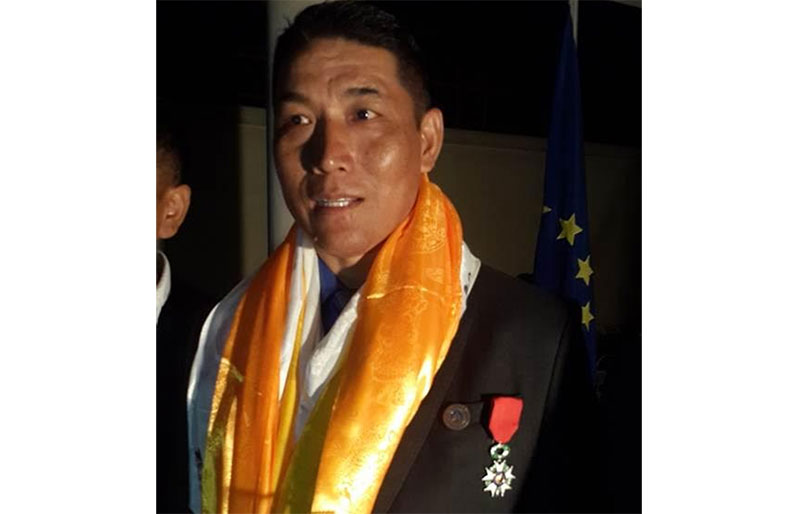 Ang Norbu gets top French honor