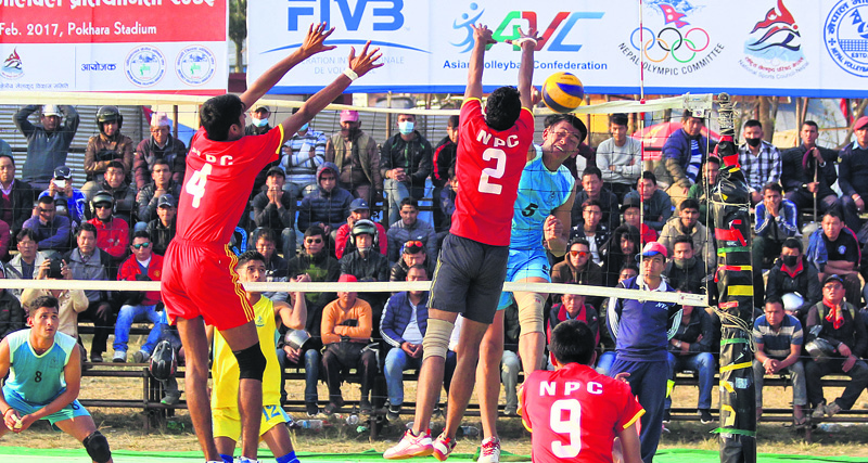 Departmental teams into Srijana volleyball final