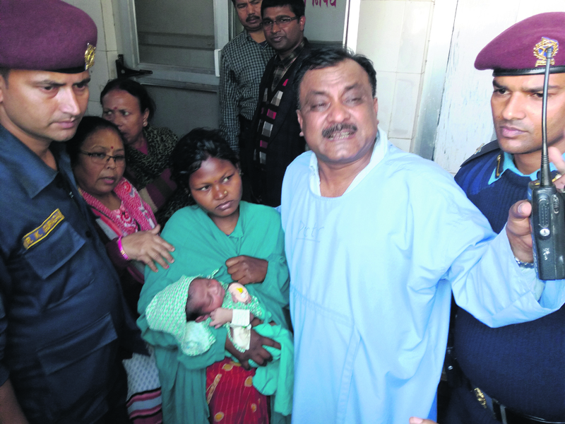 New-born lost from Narayani Sub-regional Hospital found after two days