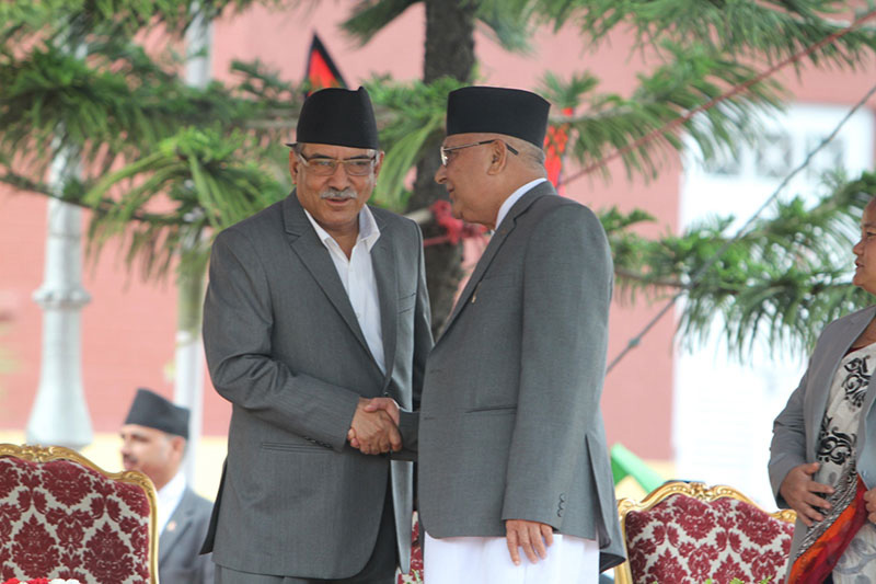 PM assures Oli of poll date before House resumes