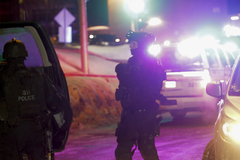 Mosque president says 5 dead in Quebec City shooting