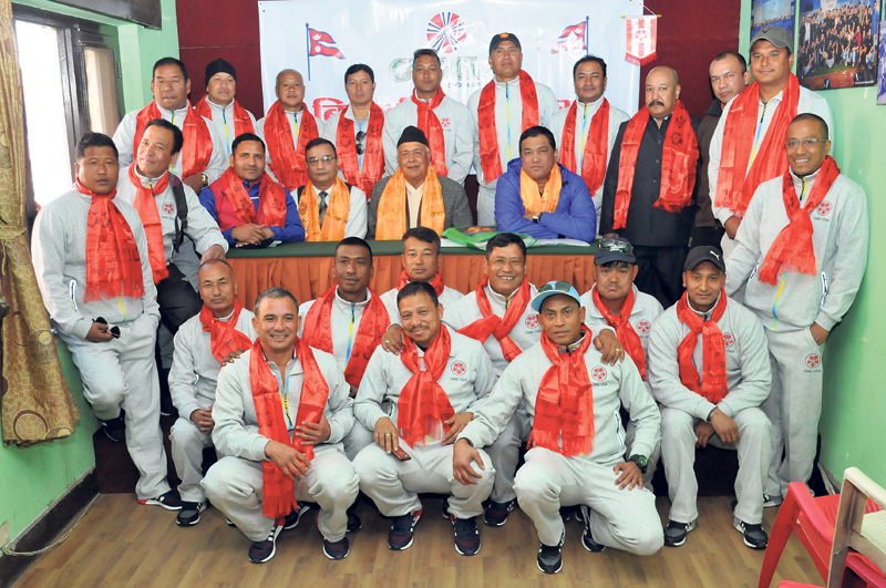 Nepali veteran football team off to India