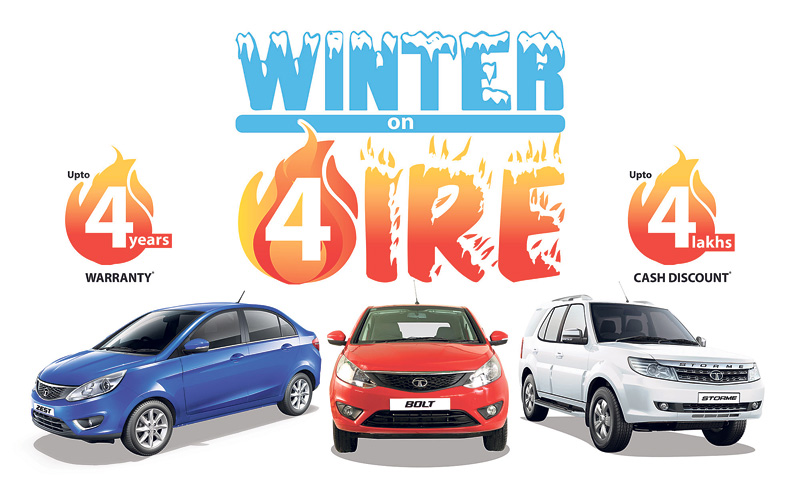Tata launches ‘Winter On Fire’ scheme on Bolt, Storme, Zest