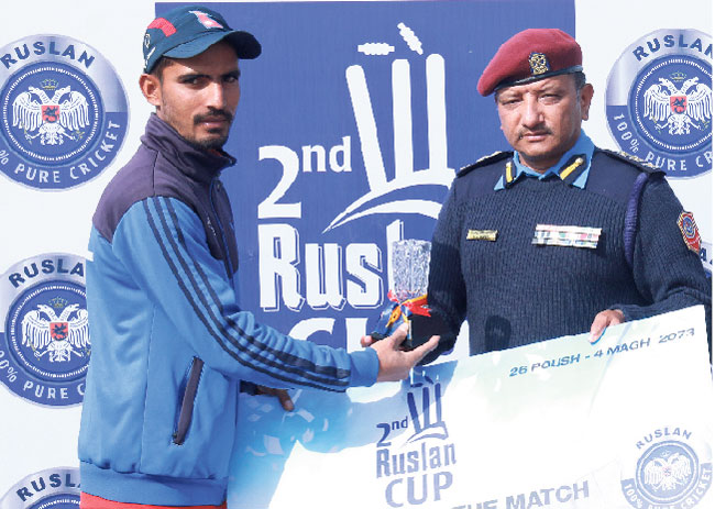 Police, Army open with wins in Ruslan cricket