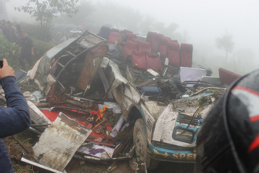 13 including ex-state minister killed in bus accident