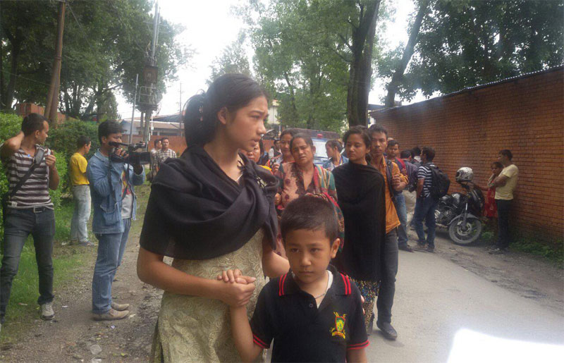 NAC flight returning to Kathmandu, victims’ kin at TIA