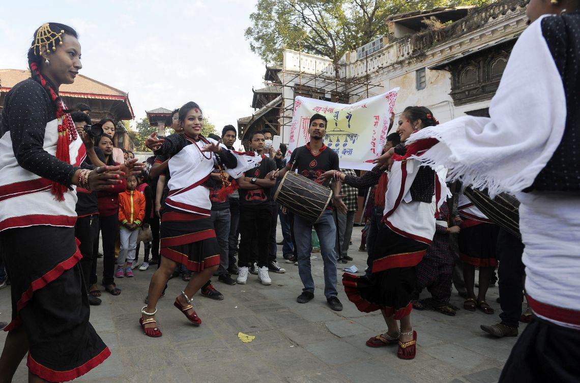 In Pictures: Nepal Sambat celebrations