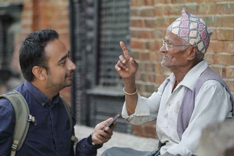 Nepal storyteller uses photos and few lines to reveal lives