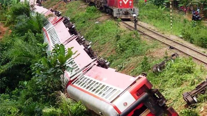 Overloaded train derails in Cameroon, killing at least 53