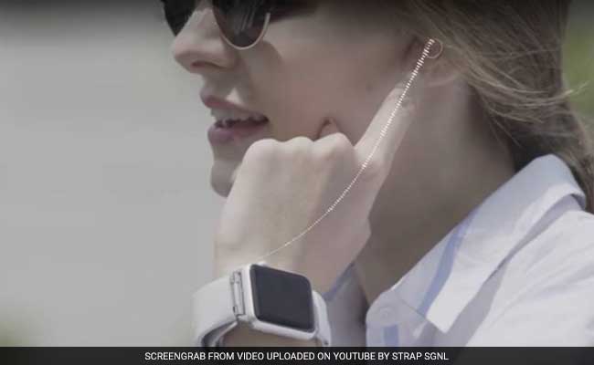 New smart strap turns your finger into a phone