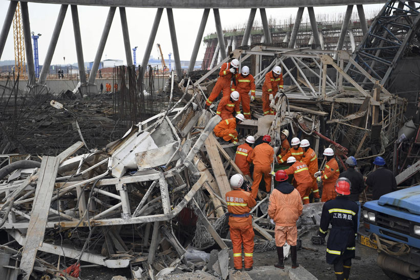 At least 67 killed in east China scaffolding collapse (Update)