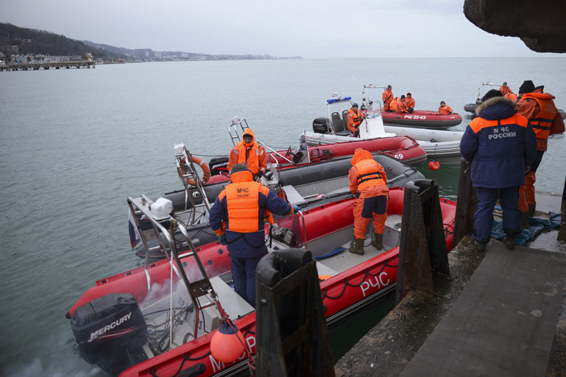 Rescuers find flight recorder from Black Sea plane crash