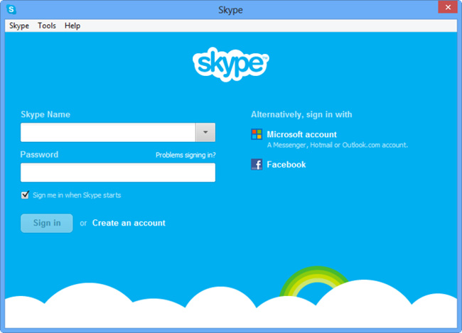 english version of skype download