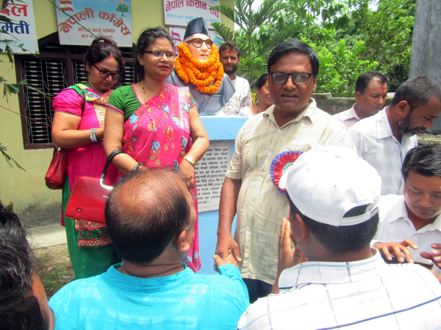 Bust of GP Koirala unveiled
