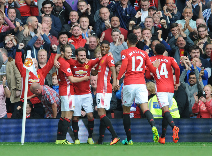 After dropping Rooney, United beats Leicester 4-1 in EPL