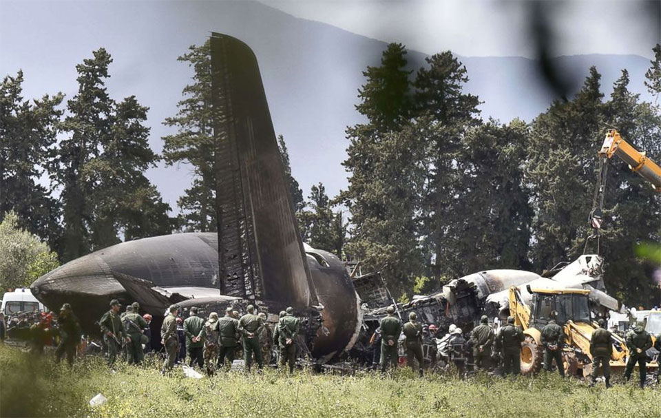 Update: Algerian military plane crash kills 257 people