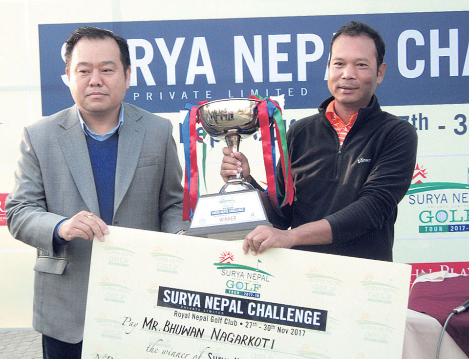 Bhuwan wins Surya Nepal NPGA Tour Championship