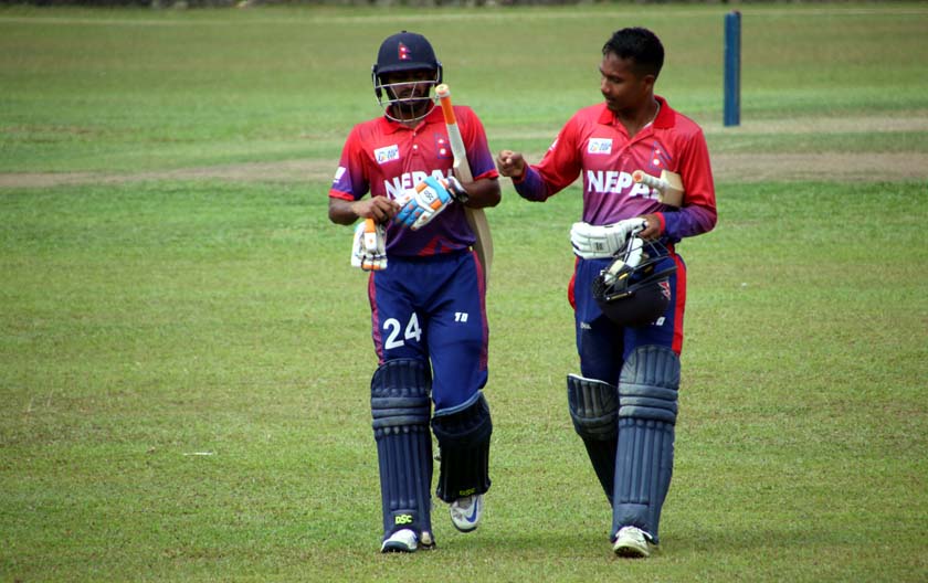 Nepal sets 324-run target for Bloomfield Club