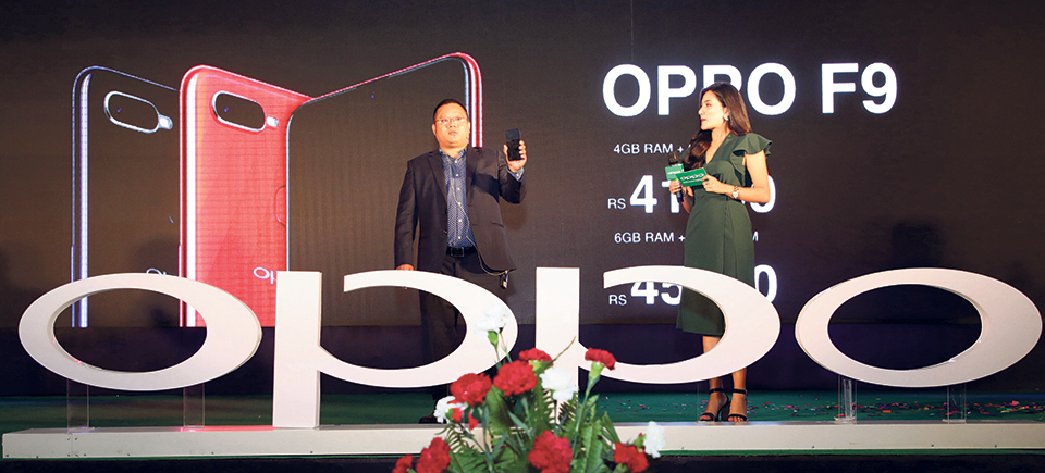 OPPO launches F9 smartphone in Nepal